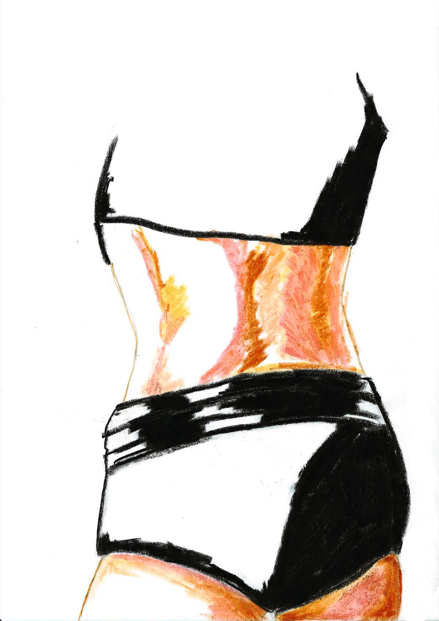 Fashion Illustration "Backside"