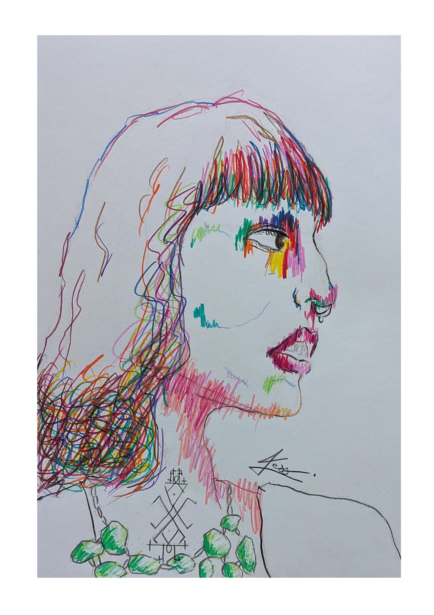 Fashion Illustration "MORGANE III"