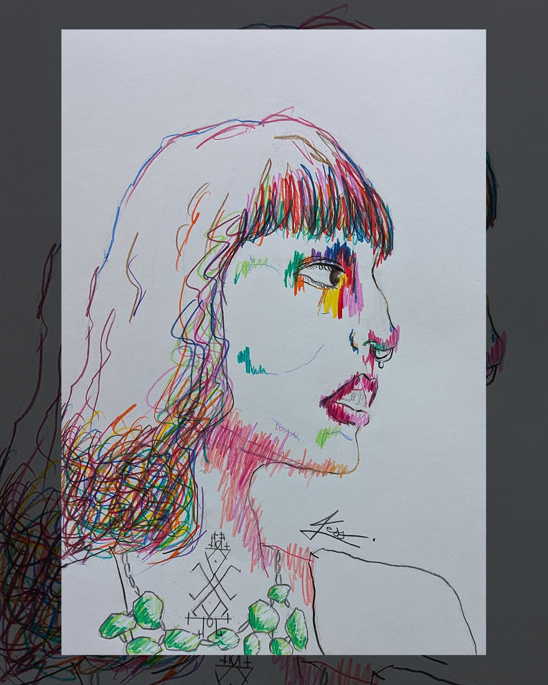 Fashion Illustration "MORGANE III"