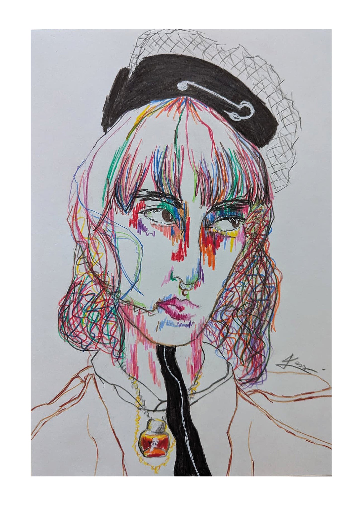Fashion Illustration "MORGANE II"