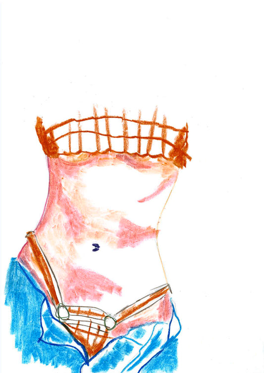 Fashion Illustration "Midriff"